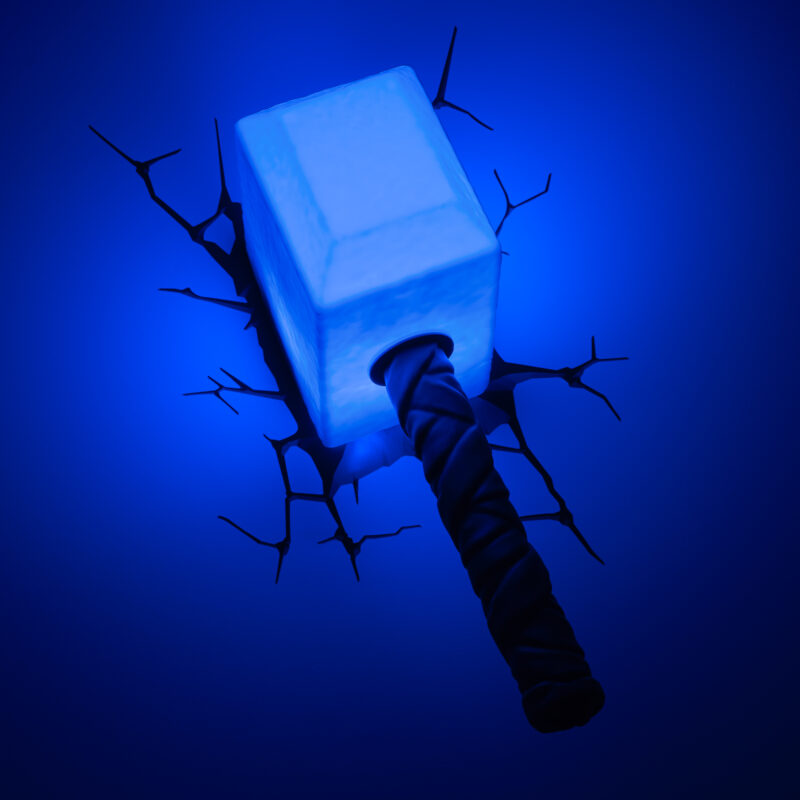 Thor Hammer - 3D Deco Light