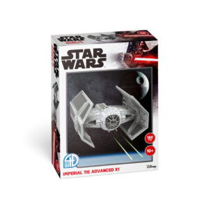 Star Wars Imperial Tie Advanced X1 3D Model - 160 Pieces
