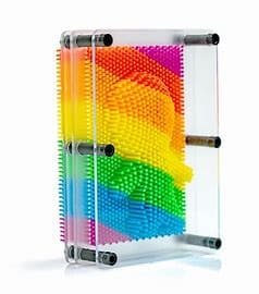 Rainbow Pin Art