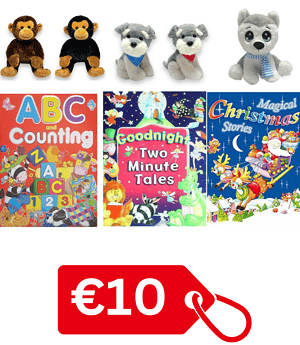 Bedtime Buddy Bundle – Storybook & Soft Toy Set (€10)